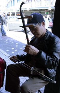 Seattle street musician
